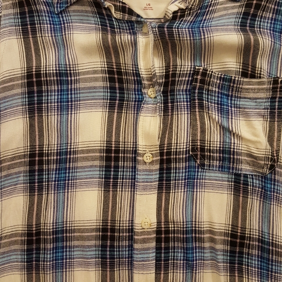 Plaid button up - Picture 3 of 6